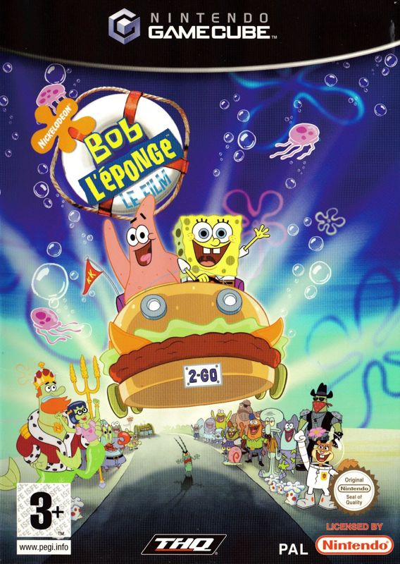 SpongeBob SquarePants & Friends Unite box art for Gamecube